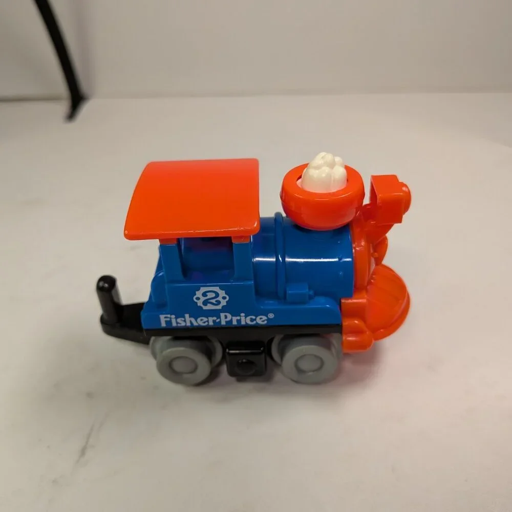 Fisher Price Train #2 Choo Choo Circus Toy 1992 with smoke movement railroad